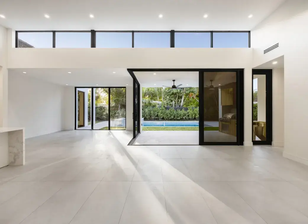 Pristine empty home after professional move in/out cleaning by Go Cleaning Maids in South Florida