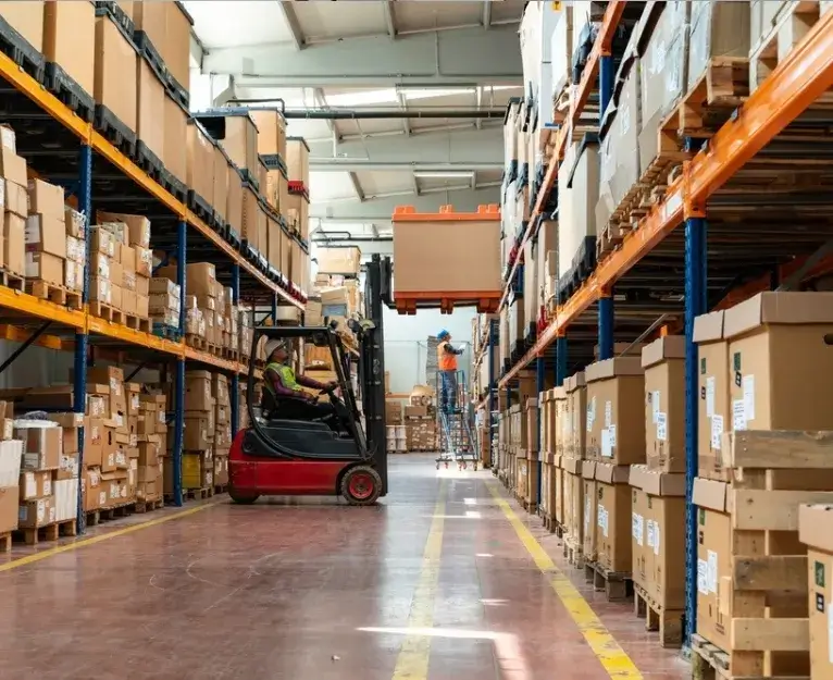 Large industrial warehouse receiving commercial cleaning in South Florida