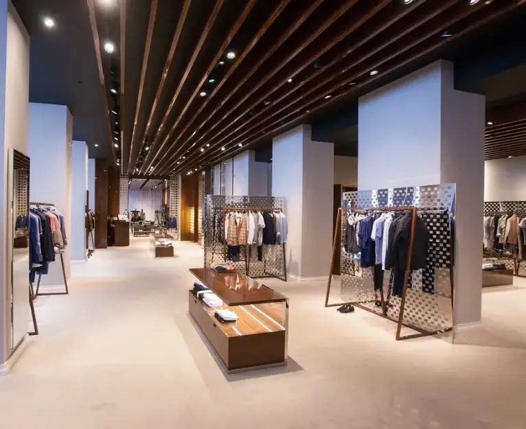 Clean retail showroom floor ready to welcome shoppers