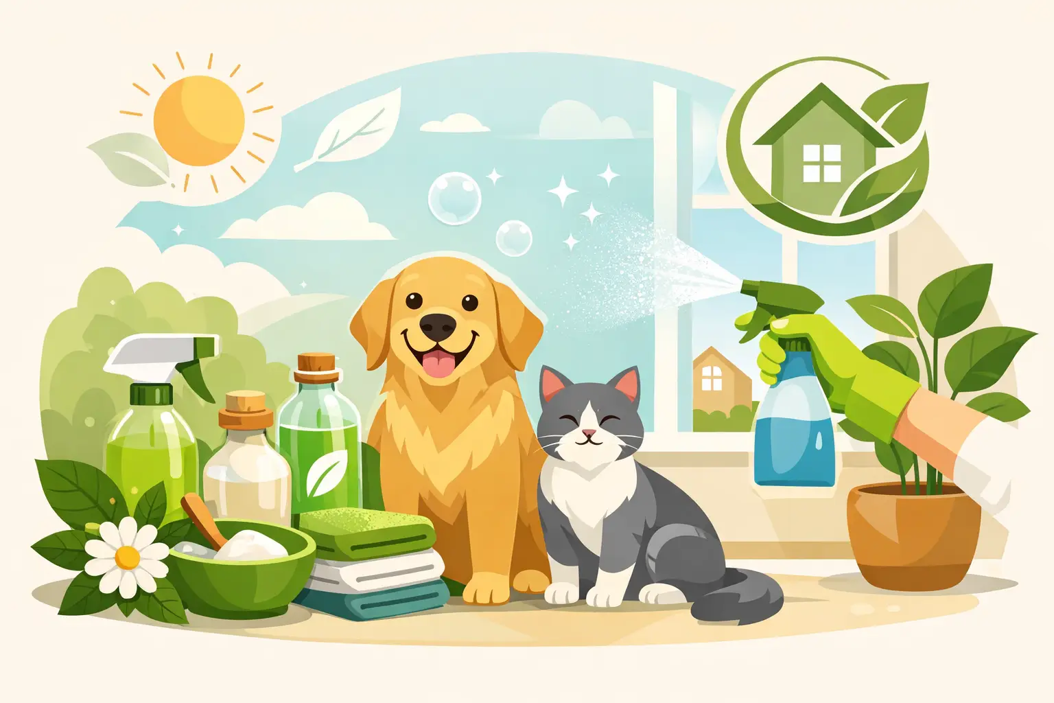 Eco Friendly Pet Safe Cleaning for Your Home
