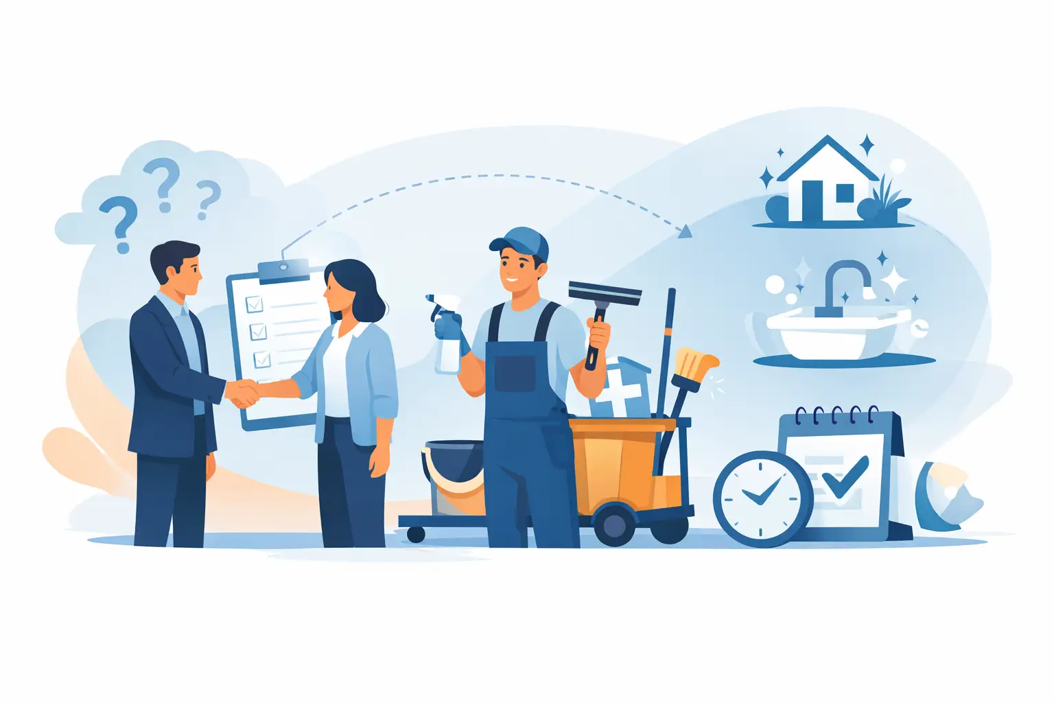 No Contract Cleaning Service Without Guesswork