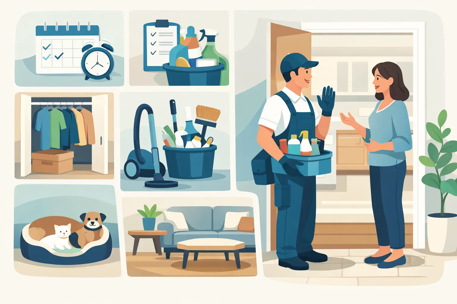 8 Steps to Prepare for a Cleaning Appointment