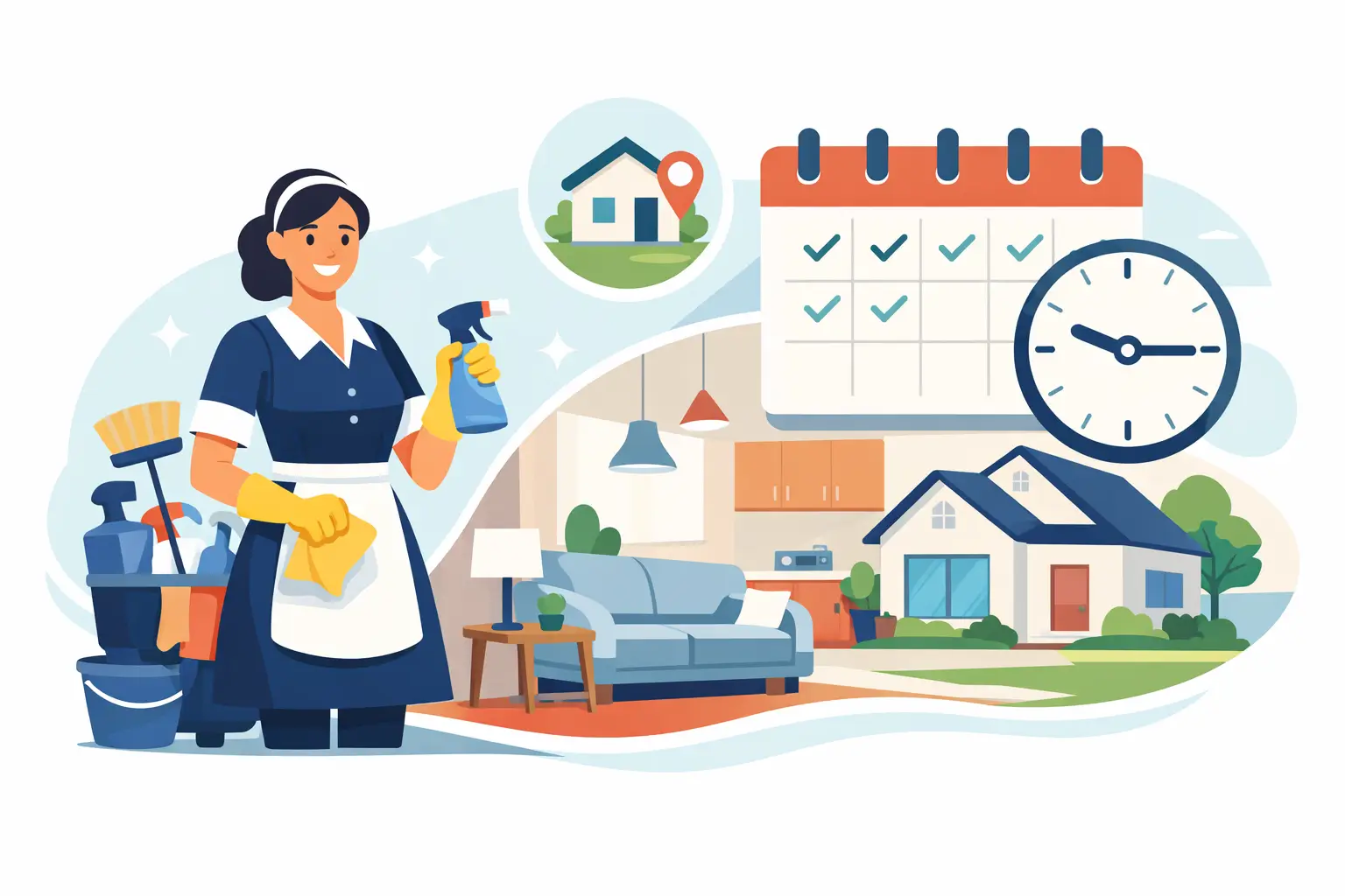 How a Maid Service Fits Your Home and Schedule