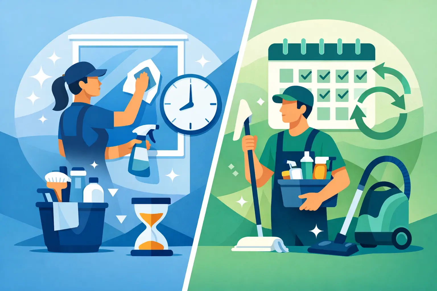 One Time Versus Recurring Cleaning: Which Fits?