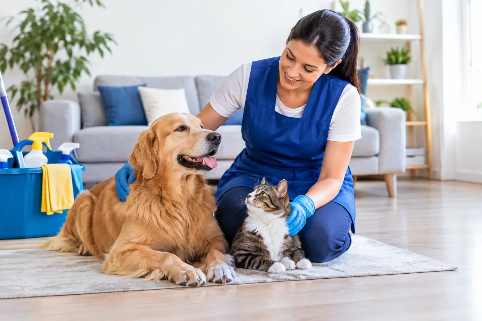 How Cleaners Handle Pets During Home Cleaning