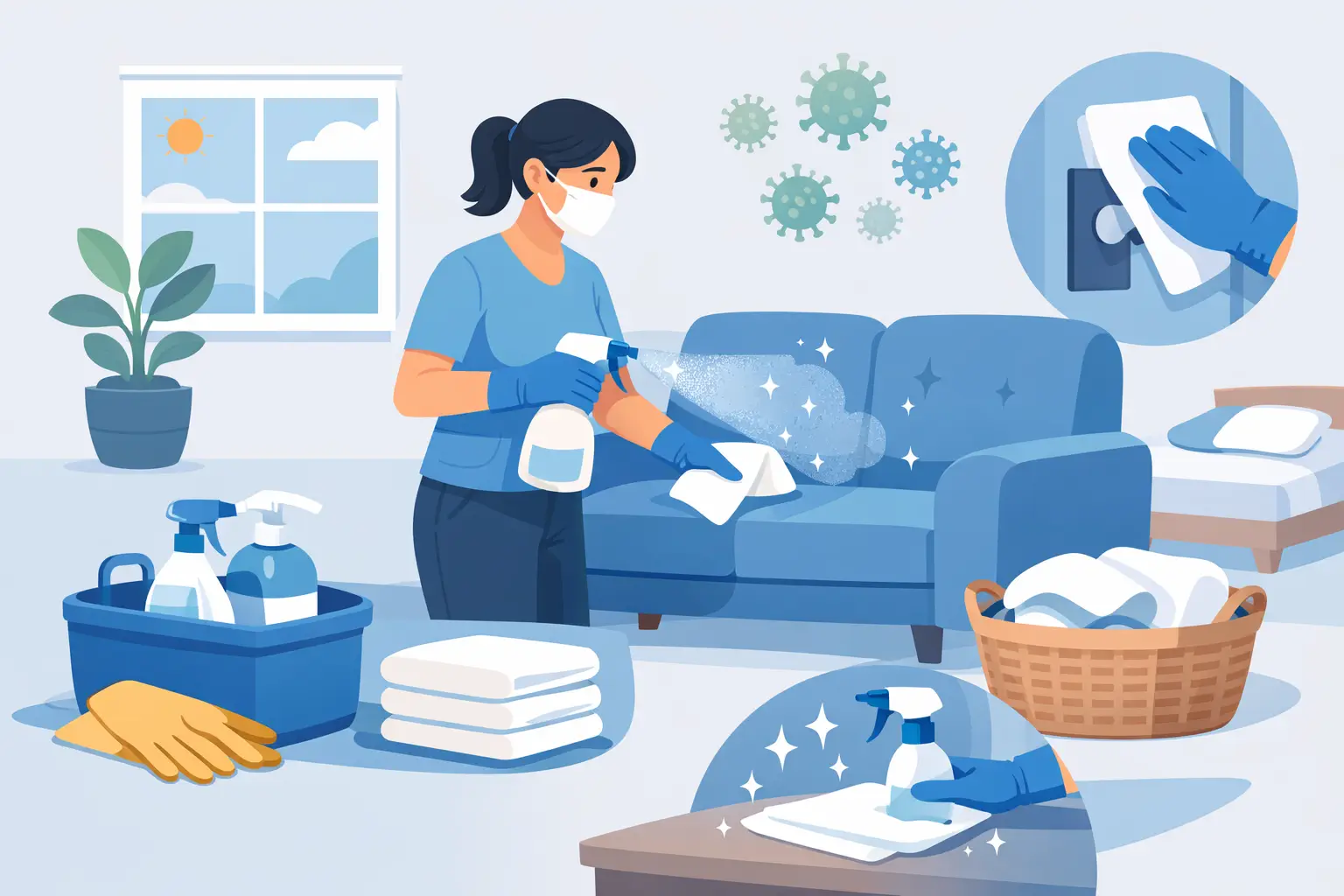 How to Sanitize Home After Illness Safely