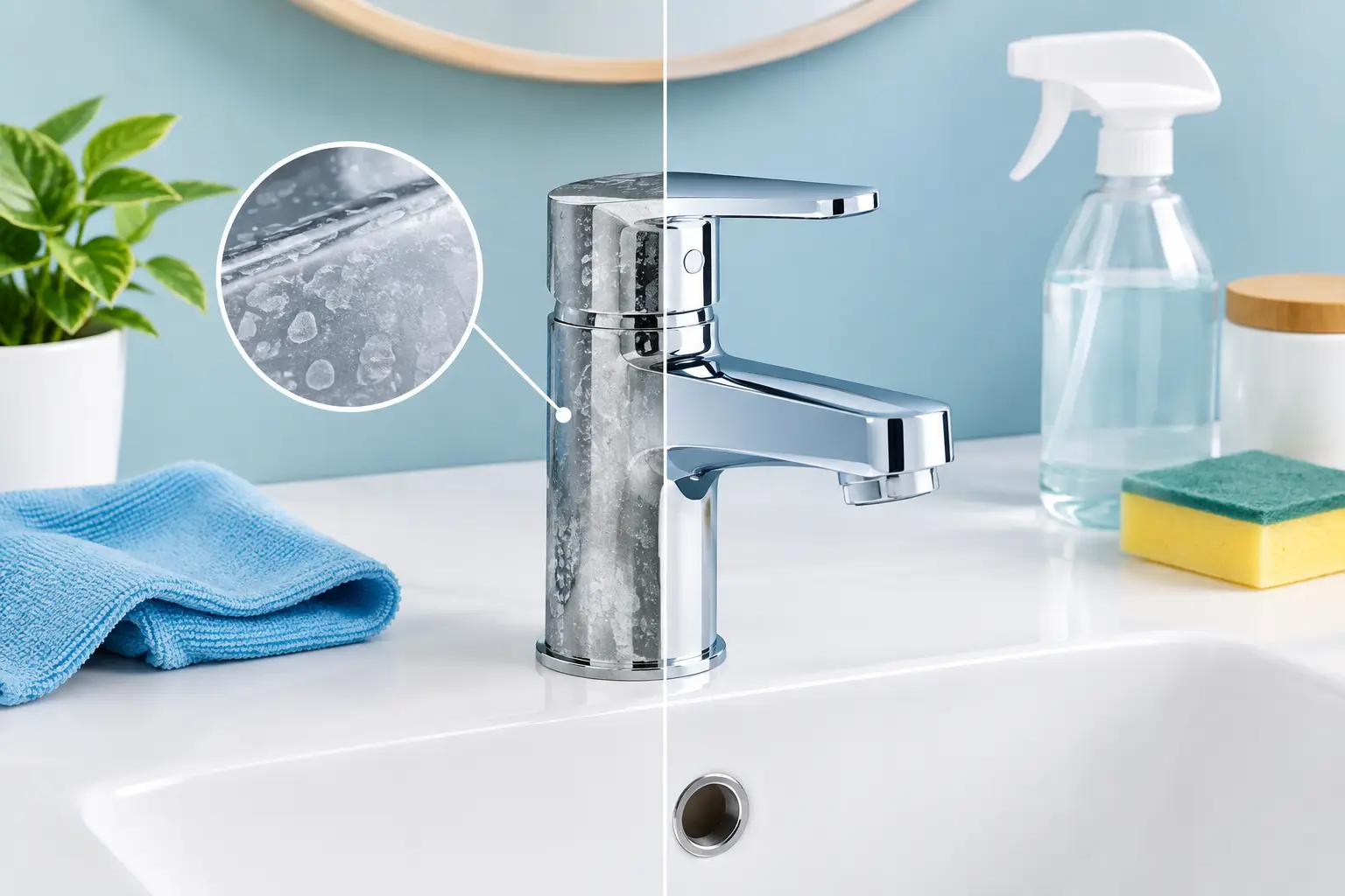 How to Remove Hard Water Fixture Stains Safely